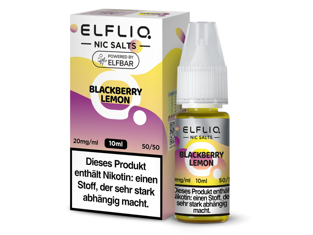 10x ELFLIQ - Blackberry Lemon - Nikotinsalz Liquid 20 mg/ml