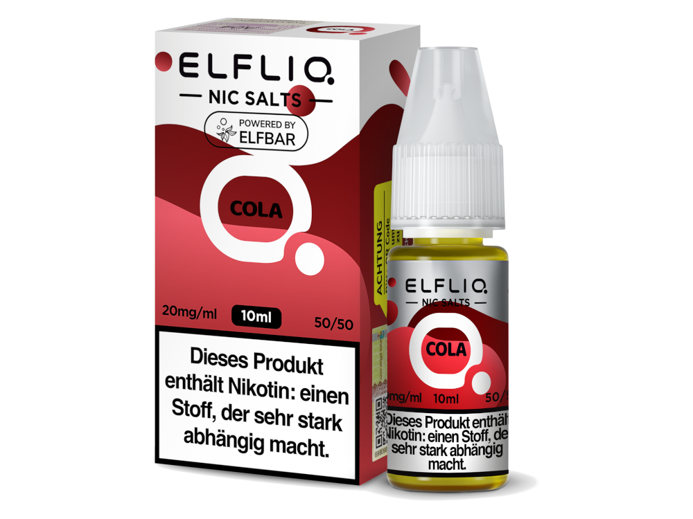 10x ELFLIQ - Cola - Nikotinsalz Liquid 20 mg/ml