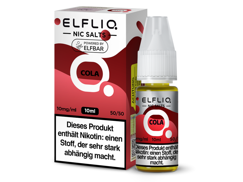 10x ELFLIQ - Cola - Nikotinsalz Liquid 10 mg/ml