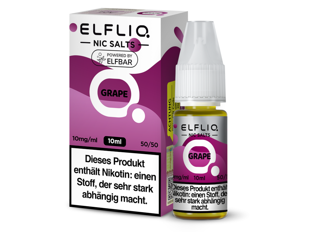 10x ELFLIQ - Grape - Nikotinsalz Liquid 10 mg/ml