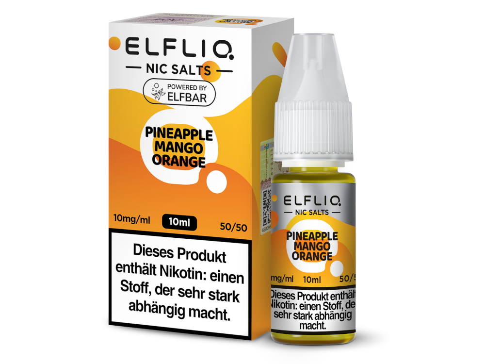 10x ELFLIQ - Pineapple Mango Orange - Nikotinsalz Liquid 10 mg/ml