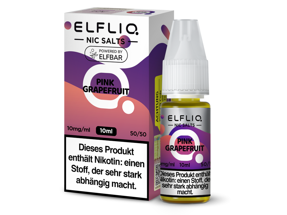 10x ELFLIQ - Pink Grapefruit - Nikotinsalz Liquid 10 mg/ml