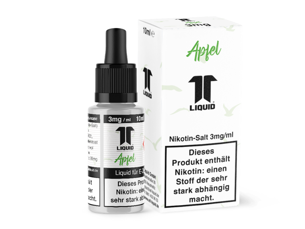 10x Elf-Liquid - Apfel - Nikotinsalz Liquid 3 mg/ml