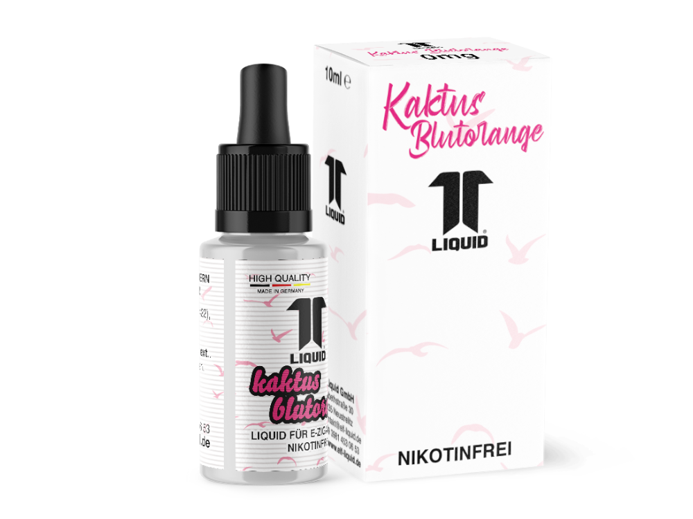 10x Elf-Liquid - Kaktus Blutorange - Nikotinsalz Liquid 0 mg/ml