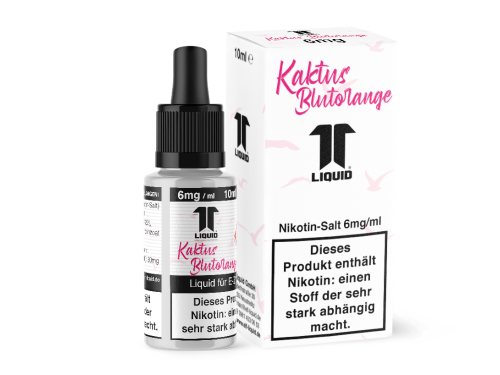 10x Elf-Liquid - Kaktus Blutorange - Nikotinsalz Liquid 6 mg/ml