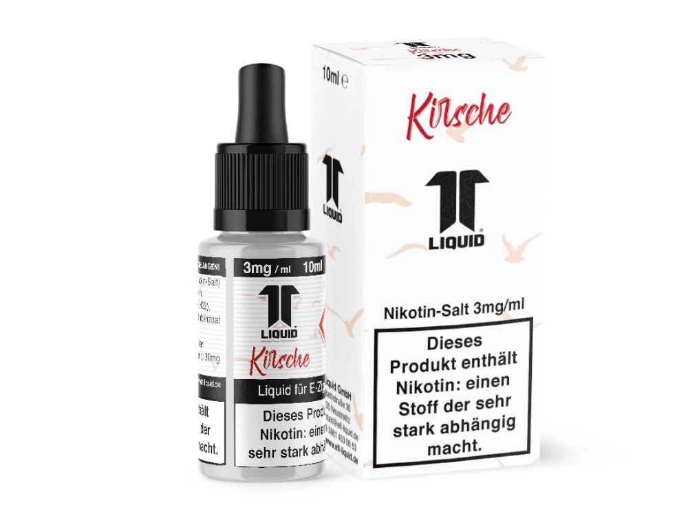 10x Elf-Liquid - Kirsche - Nikotinsalz Liquid 3 mg/ml