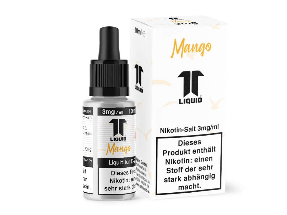 10x Elf-Liquid - Mango - Nikotinsalz Liquid 3 mg/ml