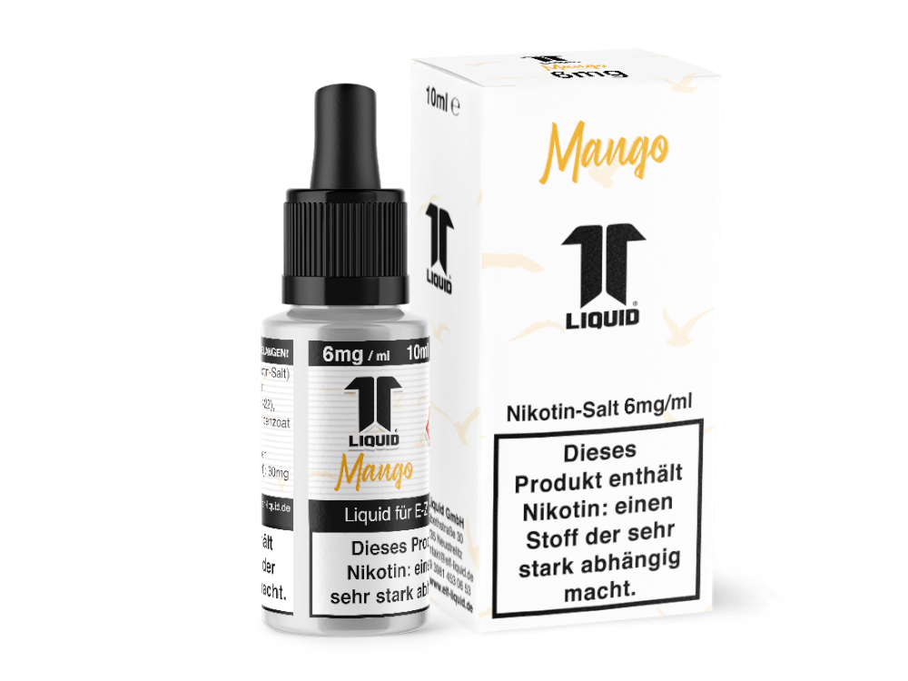 10x Elf-Liquid - Mango - Nikotinsalz Liquid 6 mg/ml