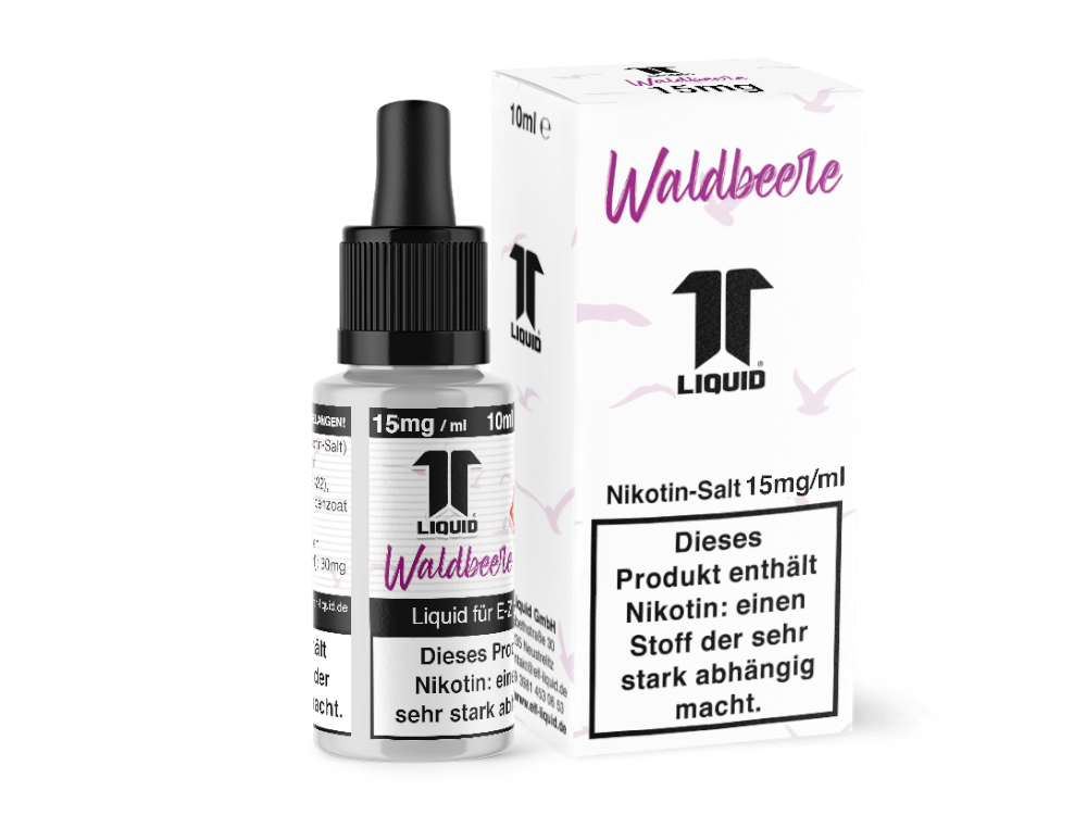 10x Elf-Liquid - Waldbeere - Nikotinsalz Liquid 15 mg/ml