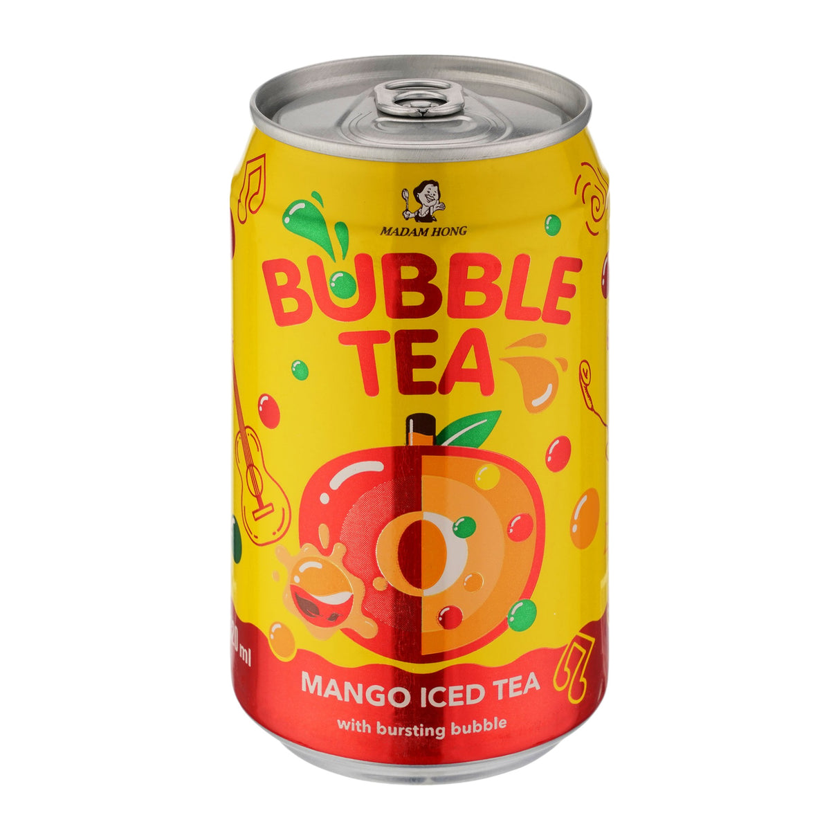 24x Madam Hong Bubble Tea - Mango Iced Tea 320ml