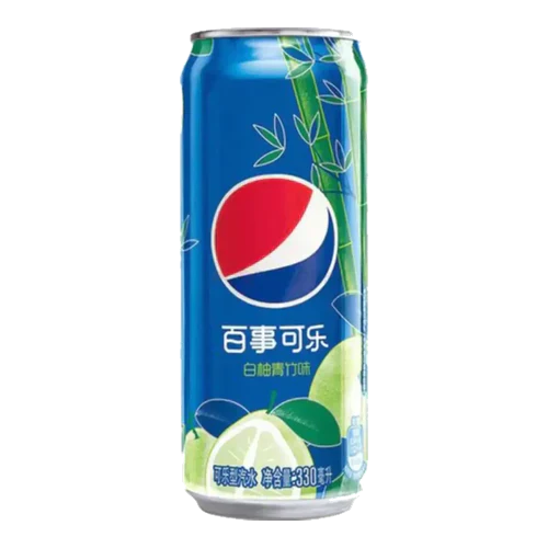 12x Pepsi White Peach Green Bamboo
