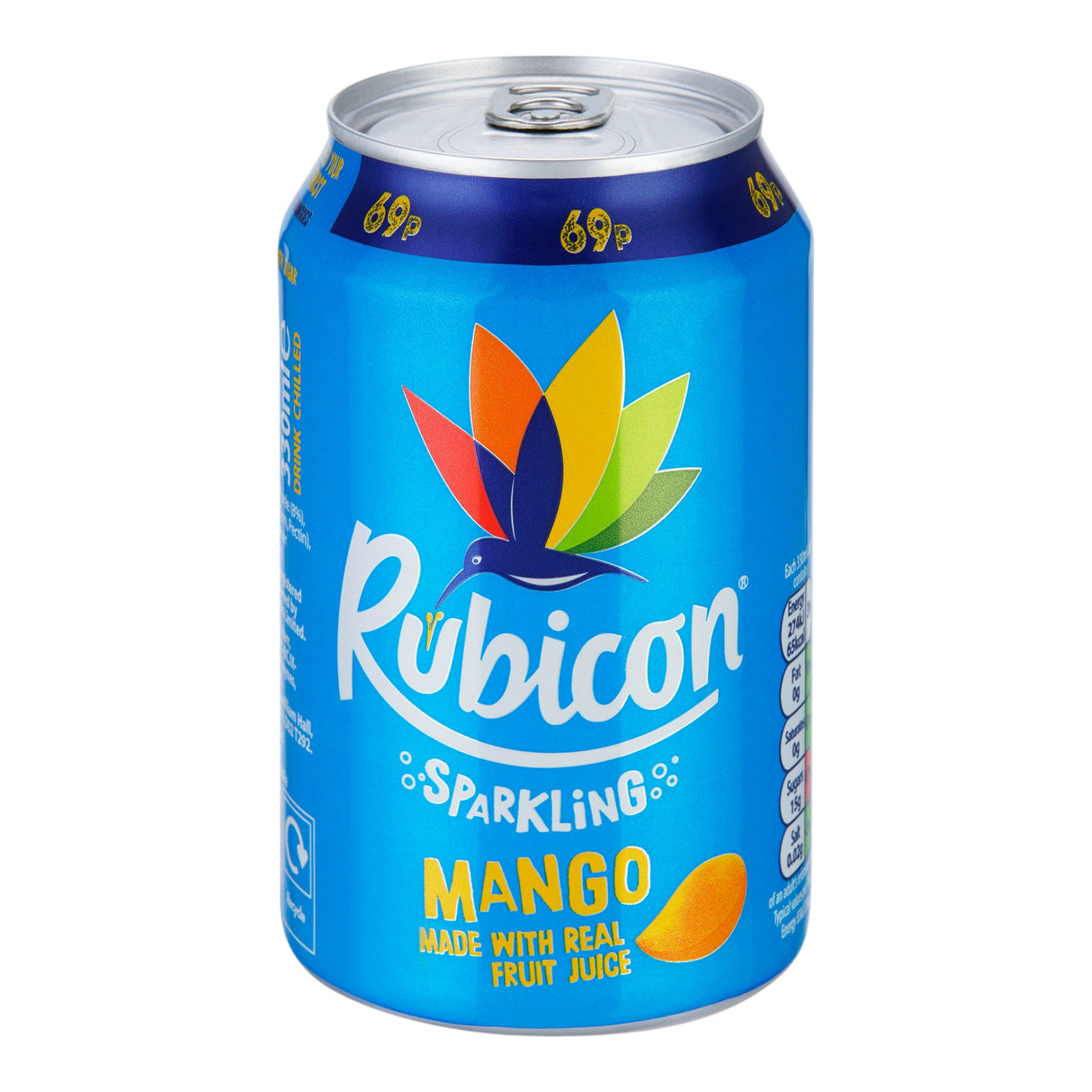 24x Rubicon Sparkling Mango 330ml