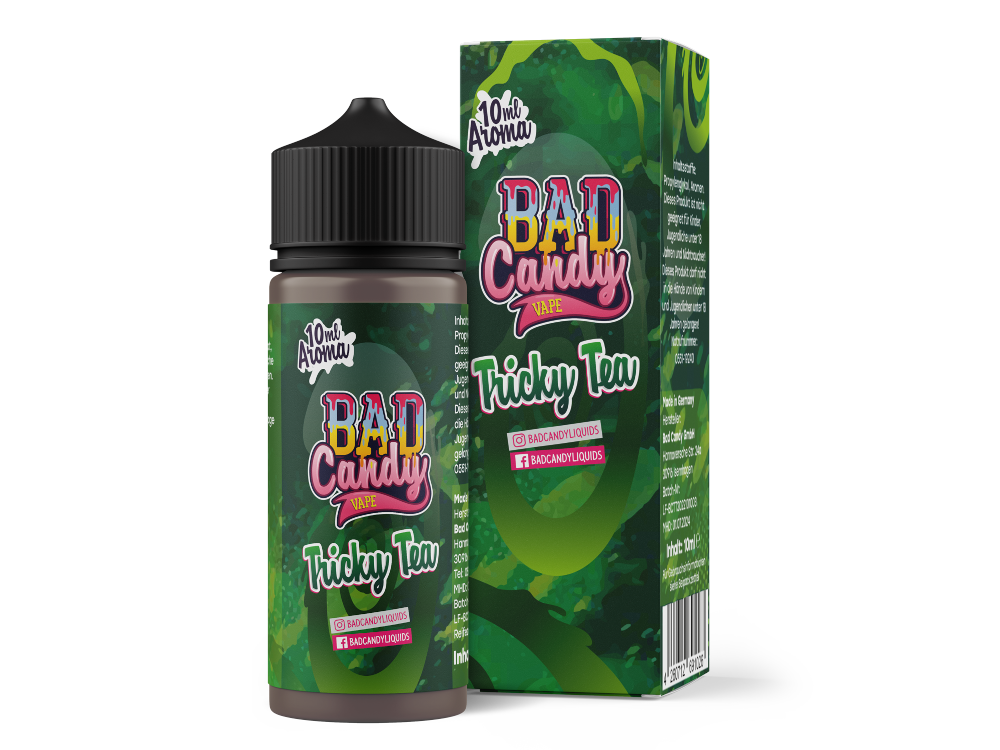 3x Bad Candy Liquids - Aroma Tricky Tea 10 ml