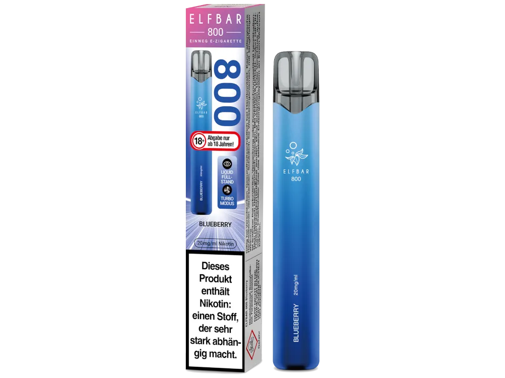 10x Elfbar 800 Blueberry Einweg E-Zigarette