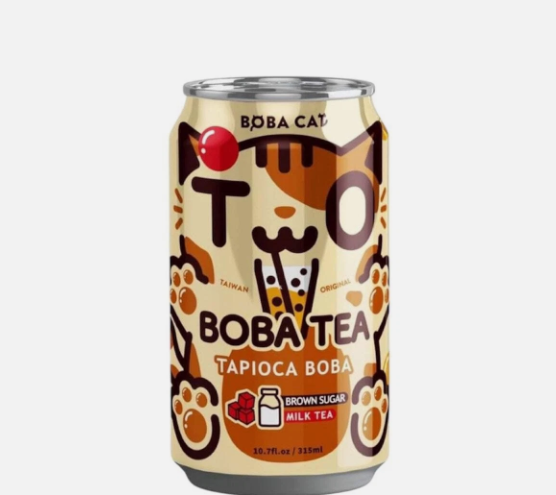 Boba Cat: Brown Sugar