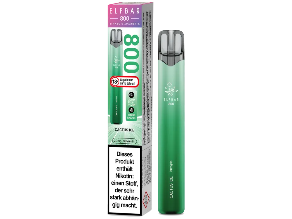 10x Elfbar 800 Cactus Ice Einweg E-Zigarette