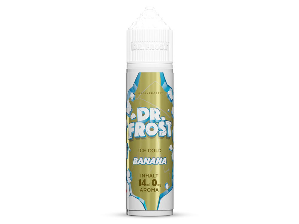 10x Dr. Frost - Ice Cold - Aroma Banana 14 ml