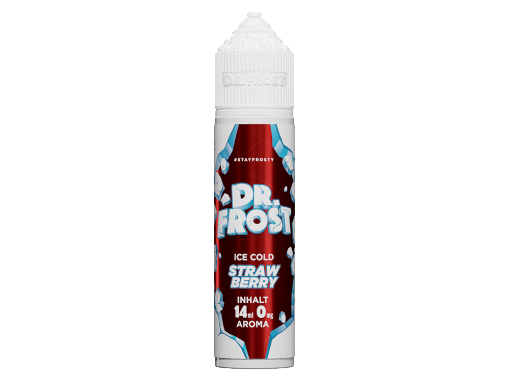 10x Dr. Frost - Ice Cold - Aroma Strawberry 14 ml