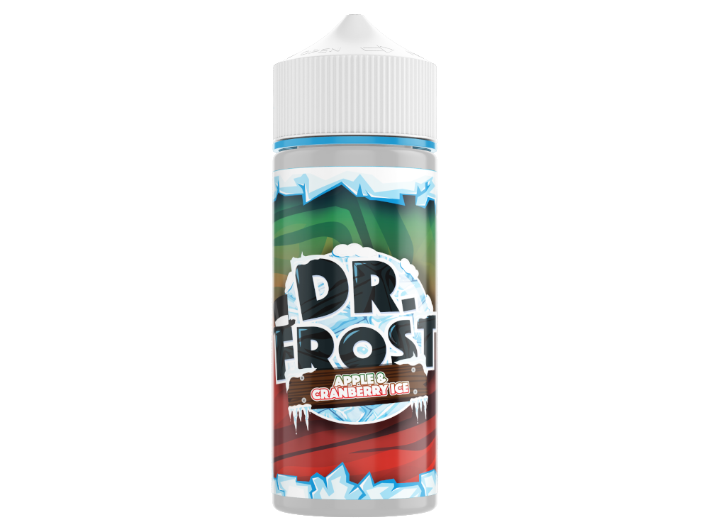 10x Dr. Frost - Polar Ice Vapes - Apple Cranberry Ice - 100 ml 0 mg/ml