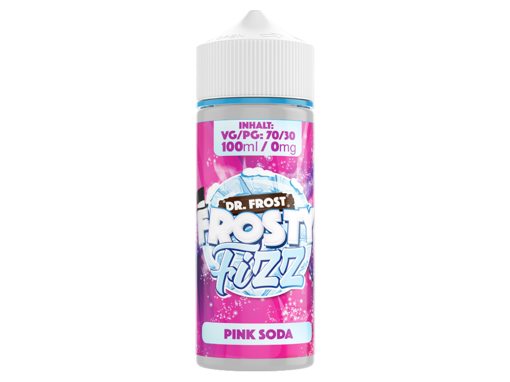 10x Dr. Frost - Frosty Fizz - Pink Soda Liquid - 100 ml 0 mg/ml