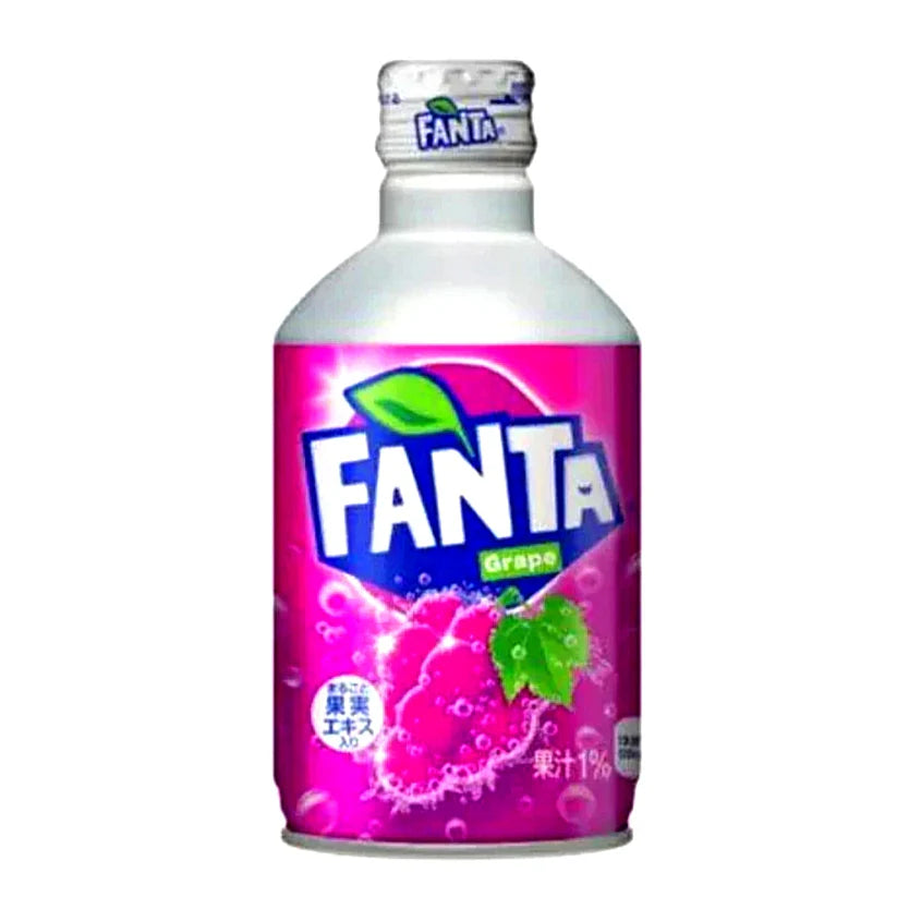 24x Fanta Grape Metal Bottle