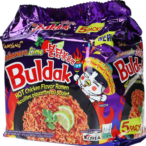 Buldak Nudeln Habanero Lime Hot Chicken TikTok Shop