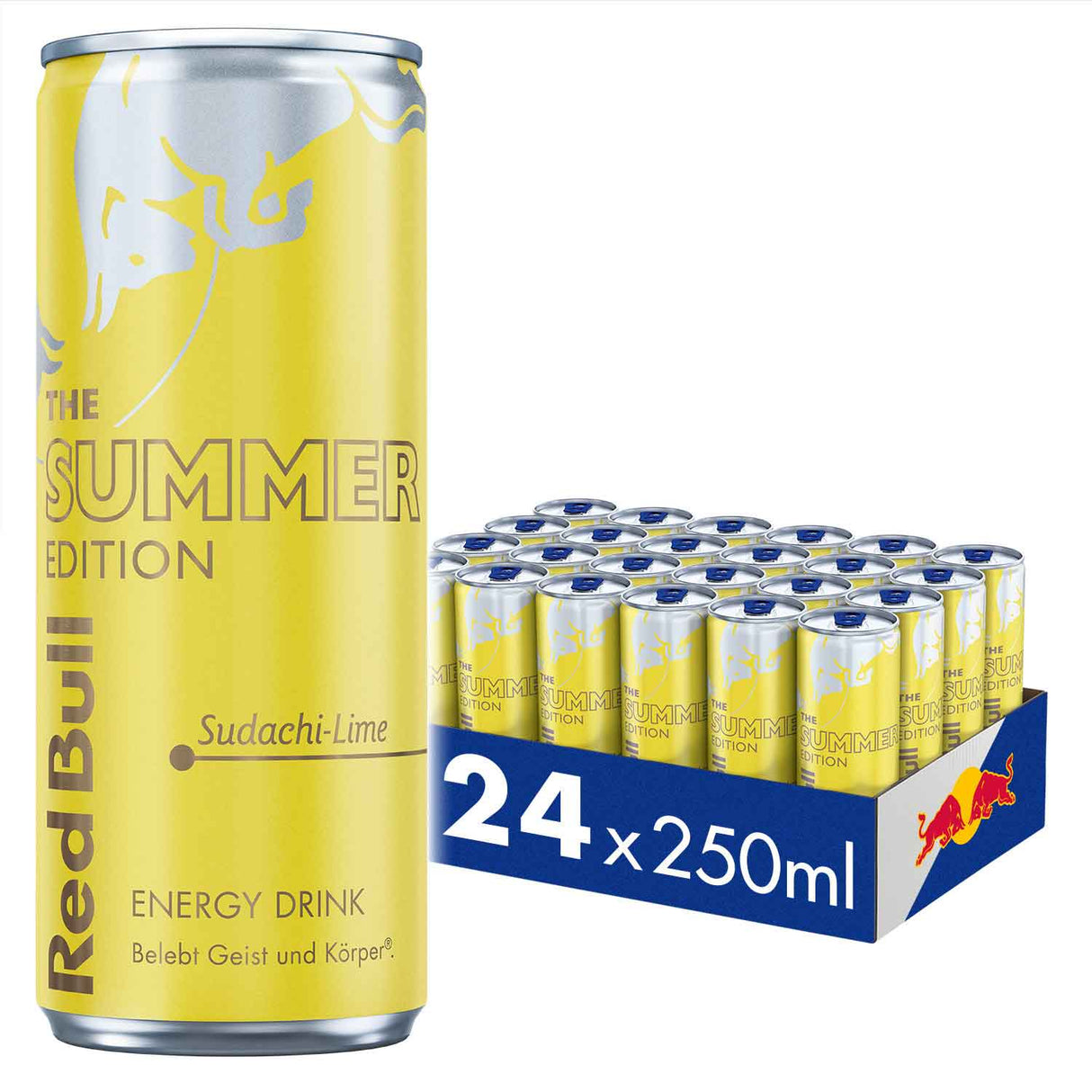 24 x Red Bull Energy Drink Summer Edition Sudachi-Lime 250ml