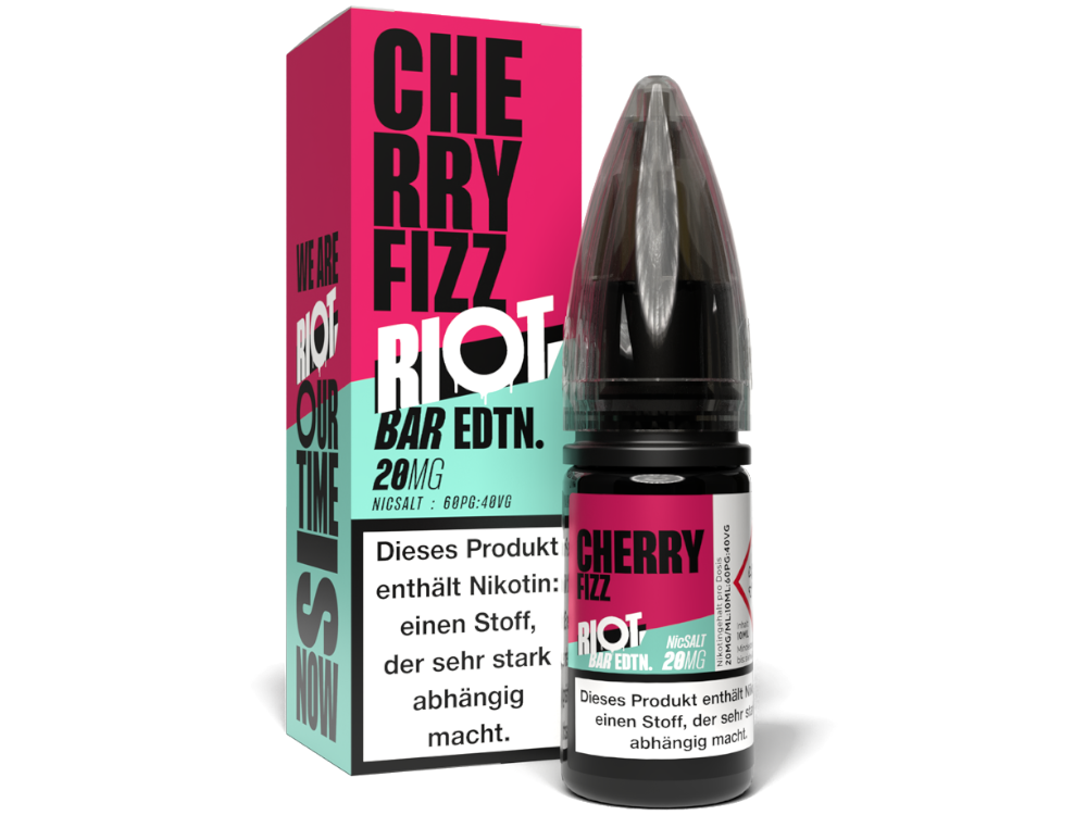 50x Riot Squad - BAR EDTN. - Cherry Fizz - Nikotinsalz Liquid 20 mg/ml