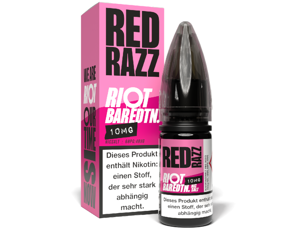 50x Riot Squad - BAR EDTN. - Red Razz - Nikotinsalz Liquid 10 mg/ml