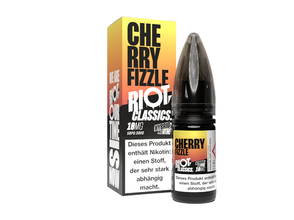 50x Riot Squad - Classics - Cherry Fizzle - Hybrid Nikotinsalz Liquid 10 mg/ml