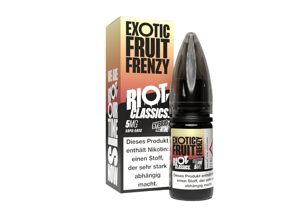 50x Riot Squad - Classics - Exotic Fruit Frenzy - Hybrid Nikotinsalz Liquid 5 mg/ml