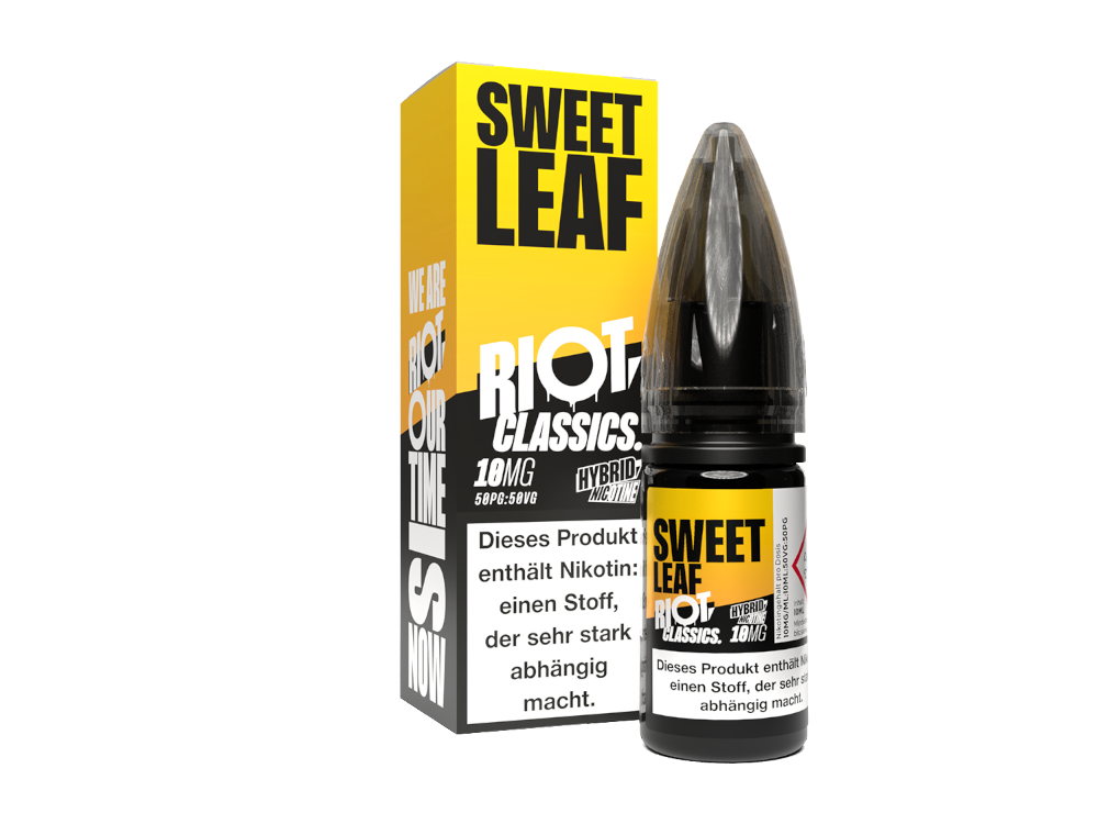 50x Riot Squad - Classics - Sweet Leaf - Hybrid Nikotinsalz Liquid 10 mg/ml