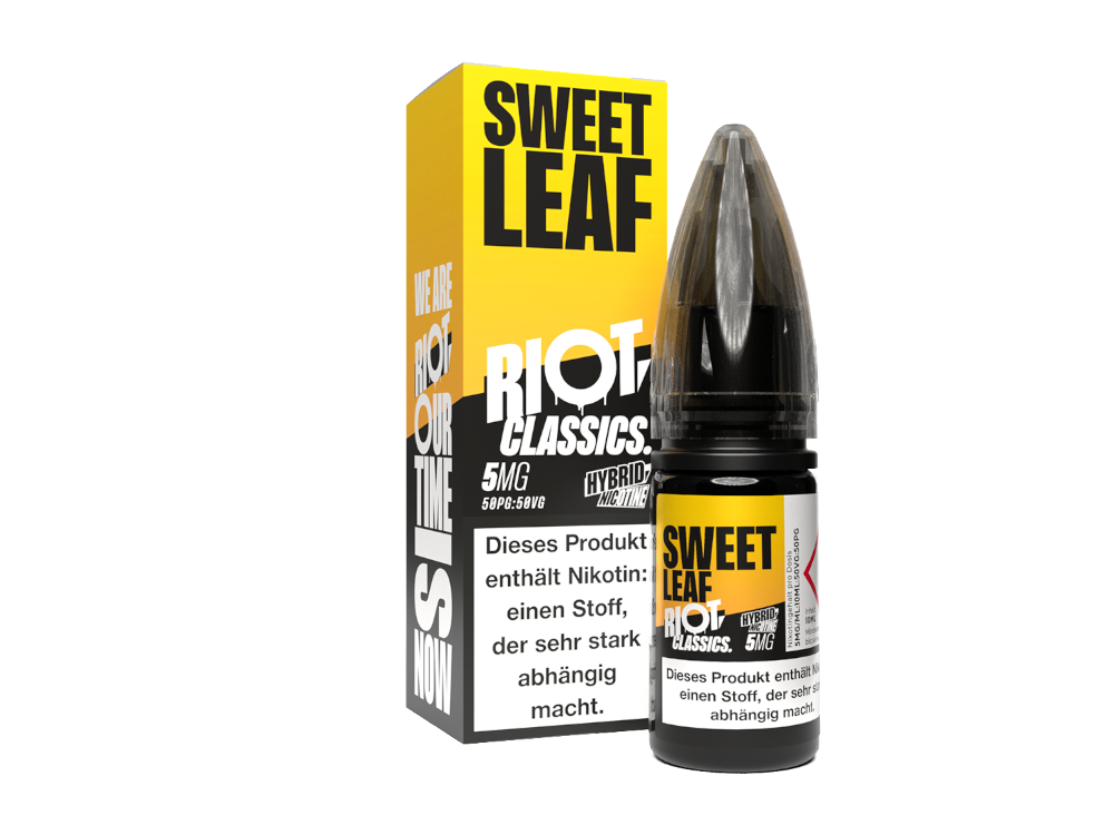 50x Riot Squad - Classics - Sweet Leaf - Hybrid Nikotinsalz Liquid 5 mg/ml