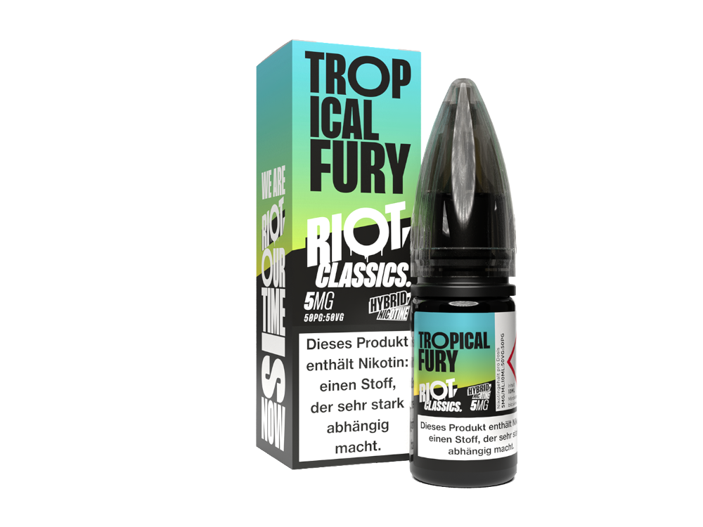 50x Riot Squad - Classics - Tropical Fury - Hybrid Nikotinsalz Liquid 5 mg/ml
