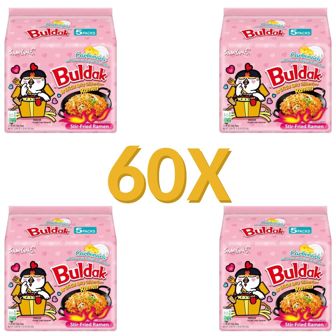 Samyang Buldak Carbonara 60er Pack
