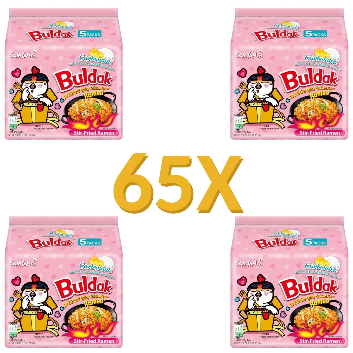 Samyang Buldak Carbonara 65er Pack