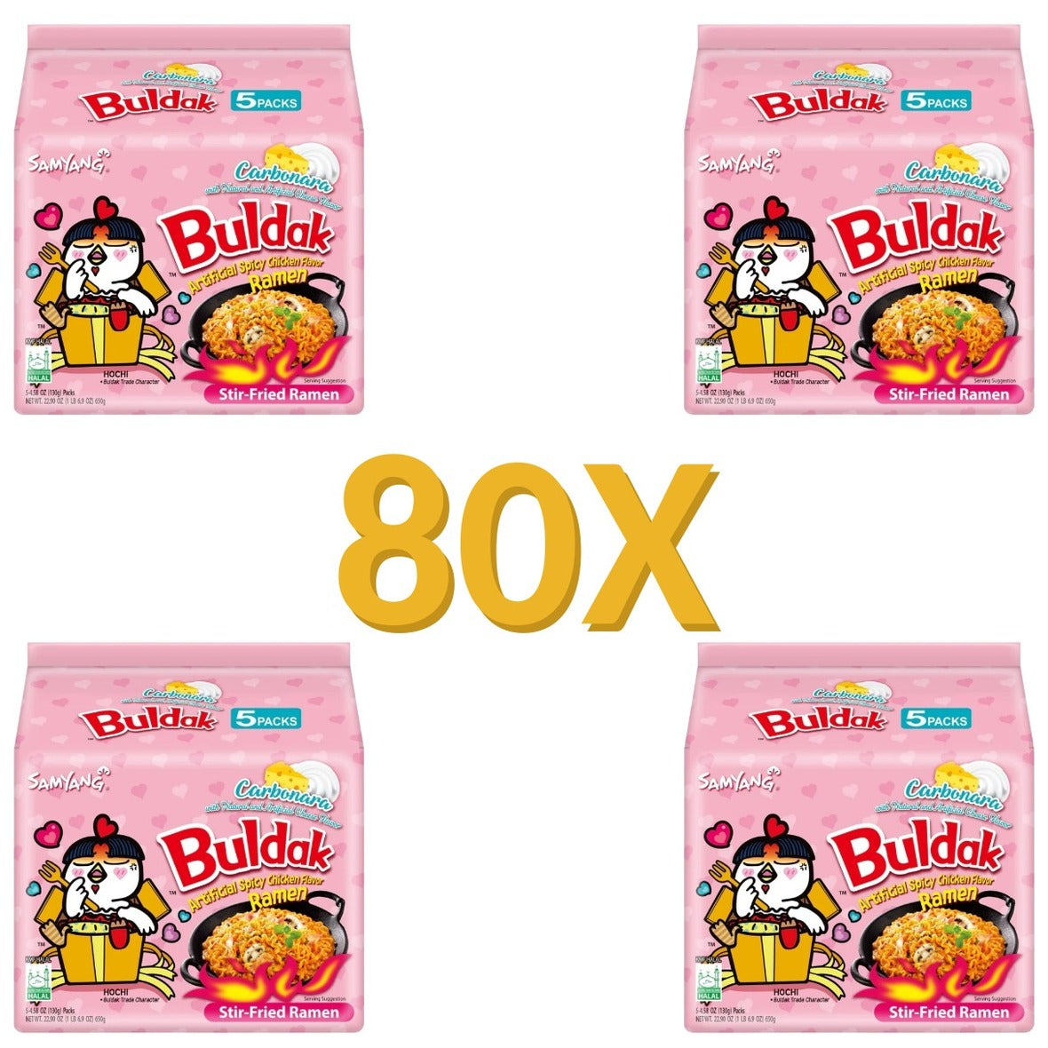 Samyang Buldak Carbonara 80er Pack