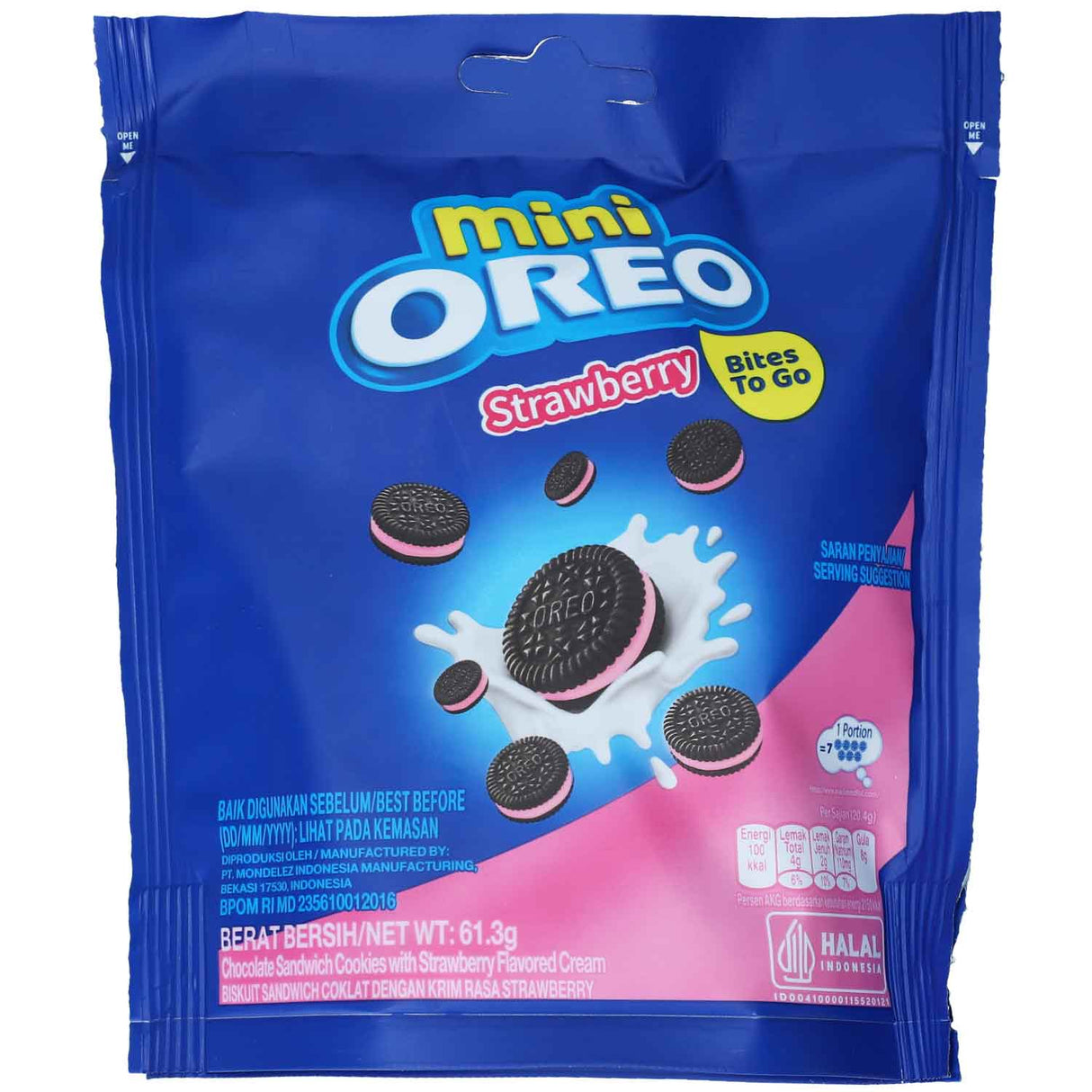 60x Oreo Mini Strawberry Pouch