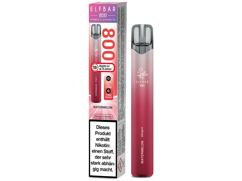 10x Elfbar 800 Watermelon Einweg E-Zigarette